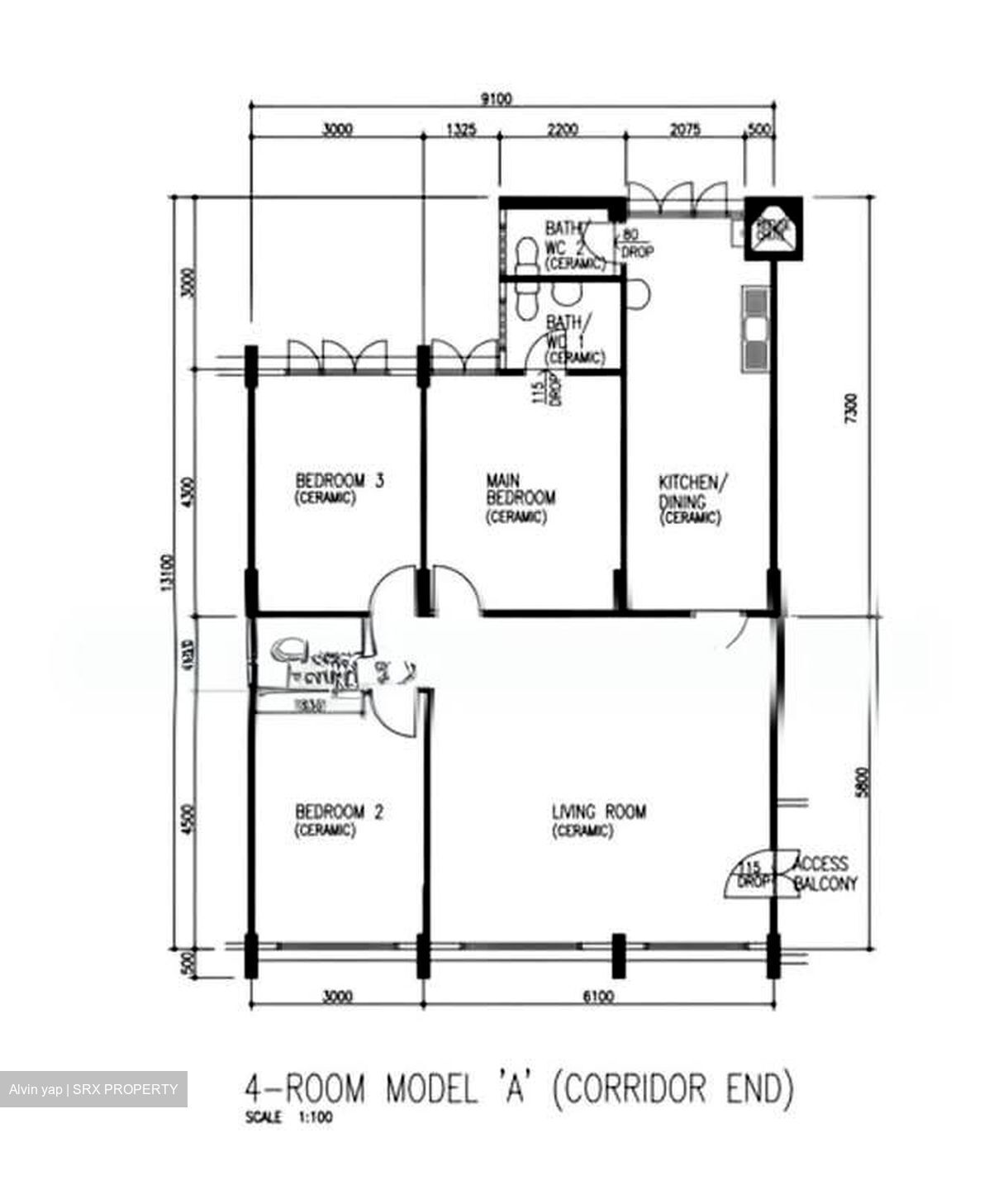 Blk 634 Yishun Street 61 (Yishun), HDB 4 Rooms #577618691